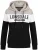 LONSDALE Sweatshirt ‘Penbryn’  grijs / zwart / wit