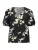 Object Blouse Objjacira Ss V Neck Top Noos 23043492 Black/sandshell Dames