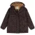 Tumble ’n Dry winterjas met panterprint – donkerbruin