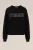 WE Fashion – Dames sweater met embroidery – Regular fit – Zwart – Katoen –