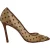 Jimmy Choo pumps met stippen in beige mesh