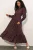 Paisley Geknoopt Midi Hemdjurk