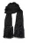 Saint Laurent, chunky gebreide oversized sjaal