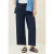 Cecil Dames 7/8 twill broek met structuur in Blauw