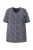 Ulla Popken Shirt  donkerblauw / wit
