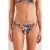 Boden Crochet Trim Bikini Bottoms Navy, Abstract Poppy