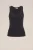 WE Fashion – Dames singlet van ribstof – Zwart – Katoen –
