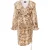 faina jurk met slangenprint nelice