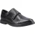 Hush Puppies Mannen Kane Monk Leer Instappers (Zwart)