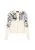 faina Gebreid vest  zilver / offwhite