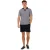 Brave Soul Heren Geweven Elastische Track Shorts (Marine)