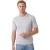 katoenen Thomas Maine poloshirt grijs effen normale fit