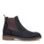 Floris van Bommel 04.27 suède chelsea boots met profielzool – donkerblauw