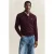 GANT wollen regular fit gebreide trui – darkened wine