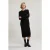 River Woods Black Long Crew Neck Dress