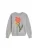 Thinking MU Sweatshirt ‘Jodie’  grijs gemêleerd / groen / oranje / kreeft