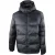 Ea7 Effen Zwarte Capuchonjas