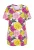 MIAMODA Shirt  geel / pink / zwart / wit