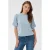 Kaffe viscose trui met glitters – lichtblauw
