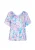 Usha Shirt ‘Fashion Look’  blauw / lichtblauw / lichtgroen / lichtroze