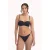 Cyell Design voorgevormde strapless bandeau bikinitop Femme Noir zwart