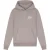 Malelions Junior Striped Signature Hoodie | Grey Brown/Off-White