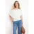 TRENDYOLMİLLA Dames Ecru Effen Kort Getailleerd Blouses