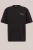 WE Fashion – Heren loose fit T-shirt met print – Loose fit – Zwart – Katoen –