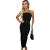 AX Paris Strakke, strapless jurk met ceintuur voor dames (Zwart)