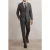Reiss Sb 1b Notch Flannel Blazer Charcoal Grey