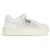 PINKO Witte Kalfleren Bos Taurus Platform Sneakers