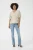 Blouse met korte mouwen Regular fit offwhite