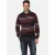 Babista gestreepte sweater TARON donkerrood