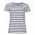 SOLS Dames/dames Miles Gestreept T-Shirt met korte mouwen (Wit/Zwaar)