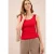 Cecil Dames Basic top in effen kleur in Rood