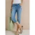 High Waist Slim Fit capri jeans