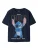 NAME IT Shirt ‘Stitch’  blauw / navy / pastelroze / wit