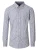 modieus blauw geprint Casa Moda casual fit overhemd