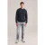 We Fashion 5-pocket Mid Waist Light Grey
