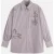Scotch & Soda Embroidery Girlfriend Shirt Fig Stripe