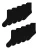 TWO SOON Sokken  zwart / wit