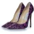 Jimmy Choo paarse leren python pumps