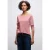 Street One Dames Basic shirt met lange mouwen in Roze