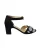 Bionda Castana Kristalverzorgde Maggie Sandalen in Zwarte Suède