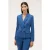 Motivi Polyviscose Double-breasted Jacket Blue