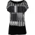 Bedrukte mouwloze top in zwart van Conquista Fashion