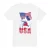 Disney Heren USA Mickey Mouse T-Shirt (Wit)