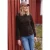 Corduroy shirt met lange mouwen en capuchon