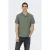 ONLY & SONS regular polo met textuur groen