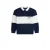 Tommy Hilfiger gestreepte polo donkerblauw
